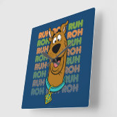 Horloge Carrée Scooby-Doo (Angle)