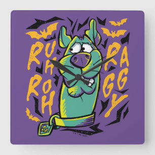 Horloge Carrée Scooby-Doo   Ruh Roh Raggy