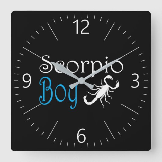 Horloge Carrée Scorpio (Recto)