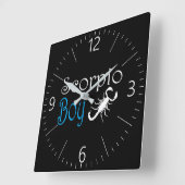 Horloge Carrée Scorpio (Angle)
