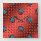 Horloge Carrée Scorpion (Recto)