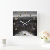 Horloge Carrée Scripture Psalm Owls (Maison)