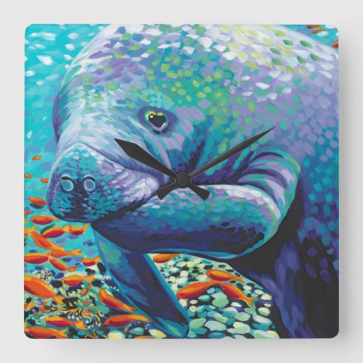 Horloge Carrée Sea Sweetheart II (Recto)