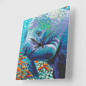 Horloge Carrée Sea Sweetheart II (Angle)