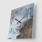 Horloge Carrée Sea View 286 Lighthouse (Angle)