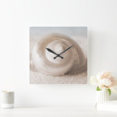 Horloge Carrée Seashell Sand Beach (Maison)