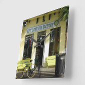 Horloge Carrée Secte à clé (Angle)