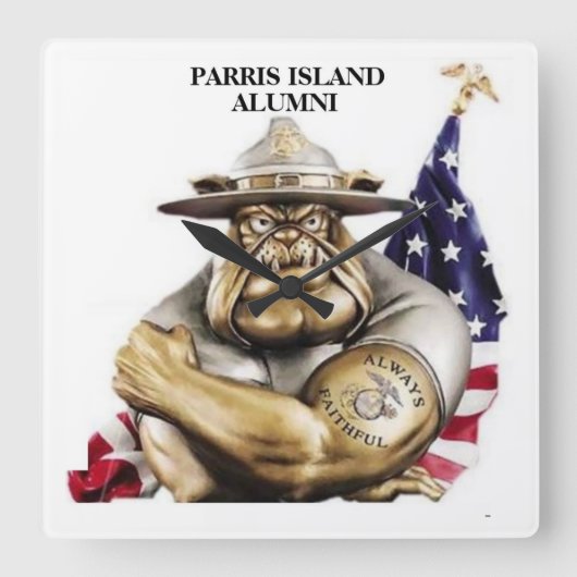 Horloge Carrée Semper (Recto)