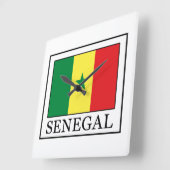 Horloge Carrée Sénégal (Angle)