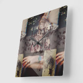 Horloge Carrée Sens-le (Angle)