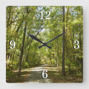 Horloge Carrée Sentier du lac Kittamaquandi à Columbia Maryland