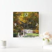 Horloge Carrée Sept Sources Pont D'Automne I Paysage D'Automne (Maison)
