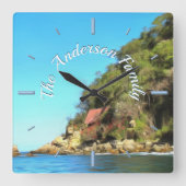 Horloge Carrée Serene Yelapa Family 0758 (Recto)