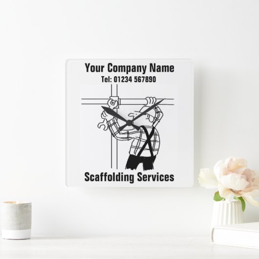 Horloge Carrée Services de scaffolding (Maison)