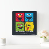 Horloge Carrée Sesame Street | Les Enfants Cool Originaux (Maison)