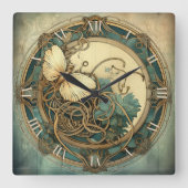 Horloge Carrée shabby nouveau ! (Recto)