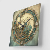 Horloge Carrée shabby nouveau ! (Angle)