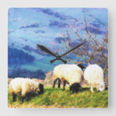 HORLOGE CARRÉE SHEEP (Recto)