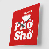 Horloge Carrée Shéma phion (Angle)