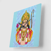 Horloge Carrée Shree Ram Wall Clock (Angle)