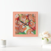 Horloge Carrée Shrimp Salad (Maison)