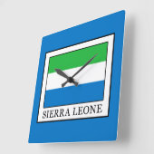 Horloge Carrée Sierra Leone (Angle)