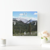 Horloge Carrée Sierra Nevada Mountains II de Yosemite (Maison)