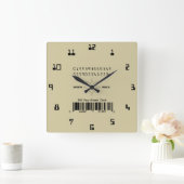 Horloge Carrée Simulé 500 ans atomique (Maison)