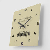 Horloge Carrée Simulé 500 ans atomique (Angle)