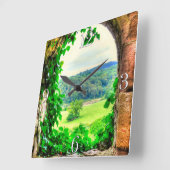 Horloge Carrée Sites historiques anciens, Ruines du château de Gr (Angle)