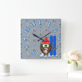 Horloge Carrée skowl (Maison)