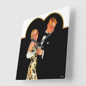 Horloge Carrée Slip (Angle)