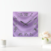 Horloge Carrée smooth (Maison)