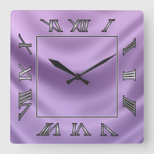 Horloge Carrée smooth (Recto)