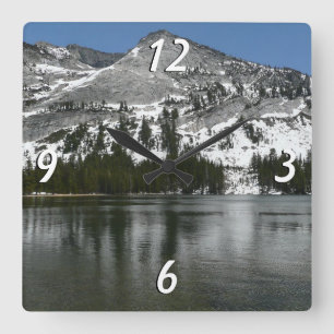 Horloge Carrée Snowy Tenaya Lake Yosemite National Park Photo