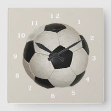 Soccer Ball Acrylique Wall Clock