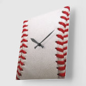 Horloge Carrée Softball (Angle)