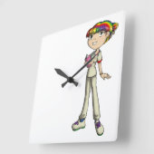 Horloge Carrée Soins (Angle)