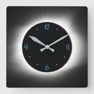 Horloge Carrée Solar eclipse
