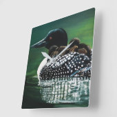 Horloge Carrée Sortie de la famille Loon (Angle)