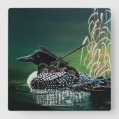 Horloge Carrée Sortie de la famille Loon (Recto)