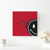 Horloge Carrée Souriez pour Happy Today (Maison)