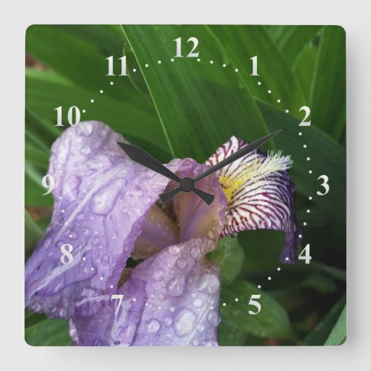 Horloge Carrée sous la pluie (Recto)