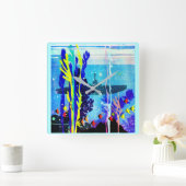 Horloge Carrée sous-marin fantôme dans les eaux tropicales (Maison)