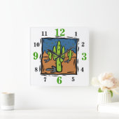 Horloge Carrée Southwestern (Maison)