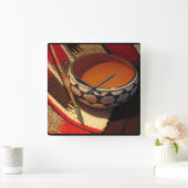 Horloge Carrée Southwestern Native American clock (Maison)