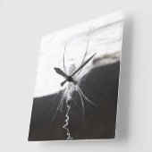 Horloge Carrée Spider Wall (Angle)
