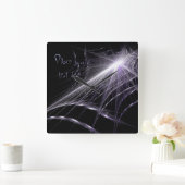 Horloge Carrée Spider Web (Maison)