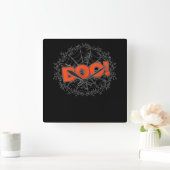 Horloge Carrée Spider Web Boo Venin Idea (Maison)