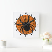 Horloge Carrée Spider Web Huge Spider (Maison)